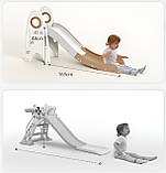 Ігровий комплекс 3в1 Terrio “Rocky” коричнево-білий, фото 6