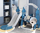 Дитячий ігровий комплекс 3в1 Terrio "Castle" рожевий, фото 2