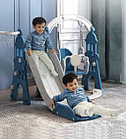 Дитячий ігровий комплекс 3в1 Terrio "Castle" рожевий, фото 3