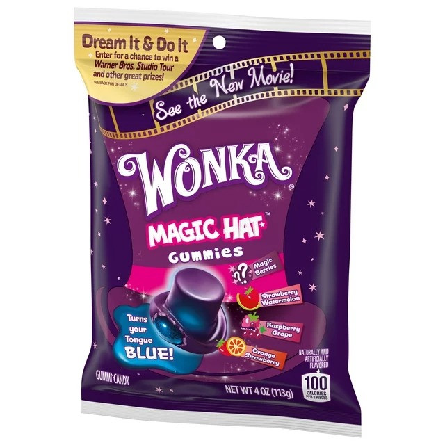 Желейні цукерки Wonka Magic Hat Fruit Flavored Gummy Candy 113g