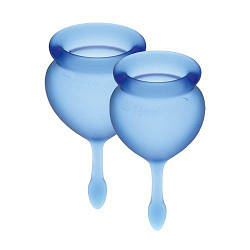 Менструальні чаші Satisfyer Feel good Menstrual Cup (dark blue)  18+