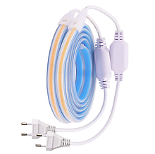 Світлодіодна LED стрічка PROLUM 220V-СОВ; 280 LED Біла (5500-6000К), герметична IP68,м