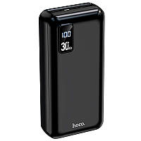 Повербанк Hoco 30000mAh, 2 USB/Type-C/Micro, черный