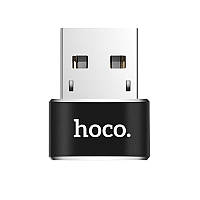 Переходник Hoco UA6 OTG USB Female to Type-C Male BAN