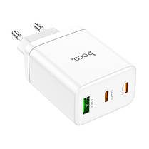 Заряджання HOCO N33 | 1USB/2Type-C, PD/QC, 35W/3A| швидка, фото 3