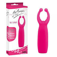 Вібростим'ялятор рожевий з вусиками Joy Jumper Hollyhock 18+