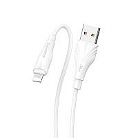 Дата кабель Borofone BX18 Optimal USB to Lightning (1m) BAN