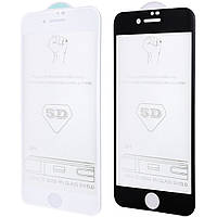 Захисне скло 5D Hard (full glue) (тех.пак) для Apple iPhone 6/6s (4.7") BAN