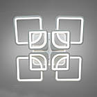 Світлодіодна люстра золото 190 Вт на пульті д/у з діммером і підсвічуванням основи колір каркасу сірий D-9171/4+4GR LED  3color, фото 4