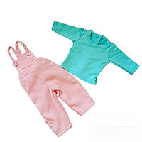 Одяг для ляльки Бебі Бона / Baby Born 40-43 см набір рожево-блакитний 8614