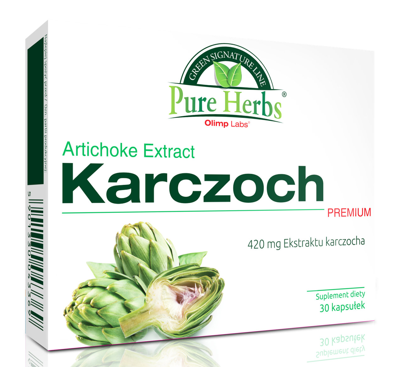 Olimp Artichoke Premium Extract Karczoch 420 mg 30 caps