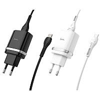 СЗУ Hoco C12Q Smart QC3.0 (1USB/3A) + MicroUSB MAS