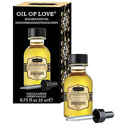 Масло для ерогенних зон ваніль - Oil of Love, 22 ml 18+