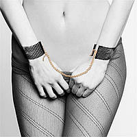 Браслеты-наручники DESIR METALLIQUE черные Bijoux Indiscrets 18+