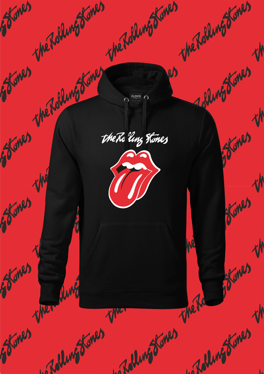 Худі YOUstyle з логотипом легендарної рок-групи The Rolling Stones «Роллинг Стоунз» 1085_H Black