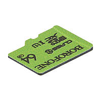 Карта Памяти Borofone MicroSDXC 64gb 10 Class Цвет Зелёный