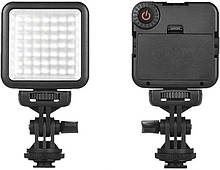 Універсальне фотографічне освітлення W49S LED Light для Gropro 5600K Photo Studio Video Light з підставкою для гарячого взуття