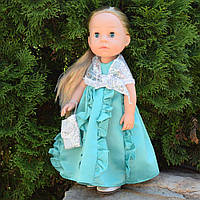 Кукла детская говорит на украинском языке в красивом платье 4 вида M 5413-14-2 AB 38 см песня стих