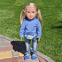 Кукла детская модница говорит на украинском языке блондинка М 3922 48 см песня цвета фразы