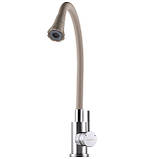 Кухонний змішувач Globus Lux Alpen SBT1-203SA-K15 бежевий гнучкий, фото 3