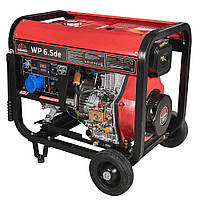 Мощный дизельный генератор Vitals WP 6.5de 7кВт, однофазный генератор дизельный Виталс 7кВт