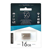 Накопитель USB Flash Drive T&G 16gb Metal 109 Цвет Стальной