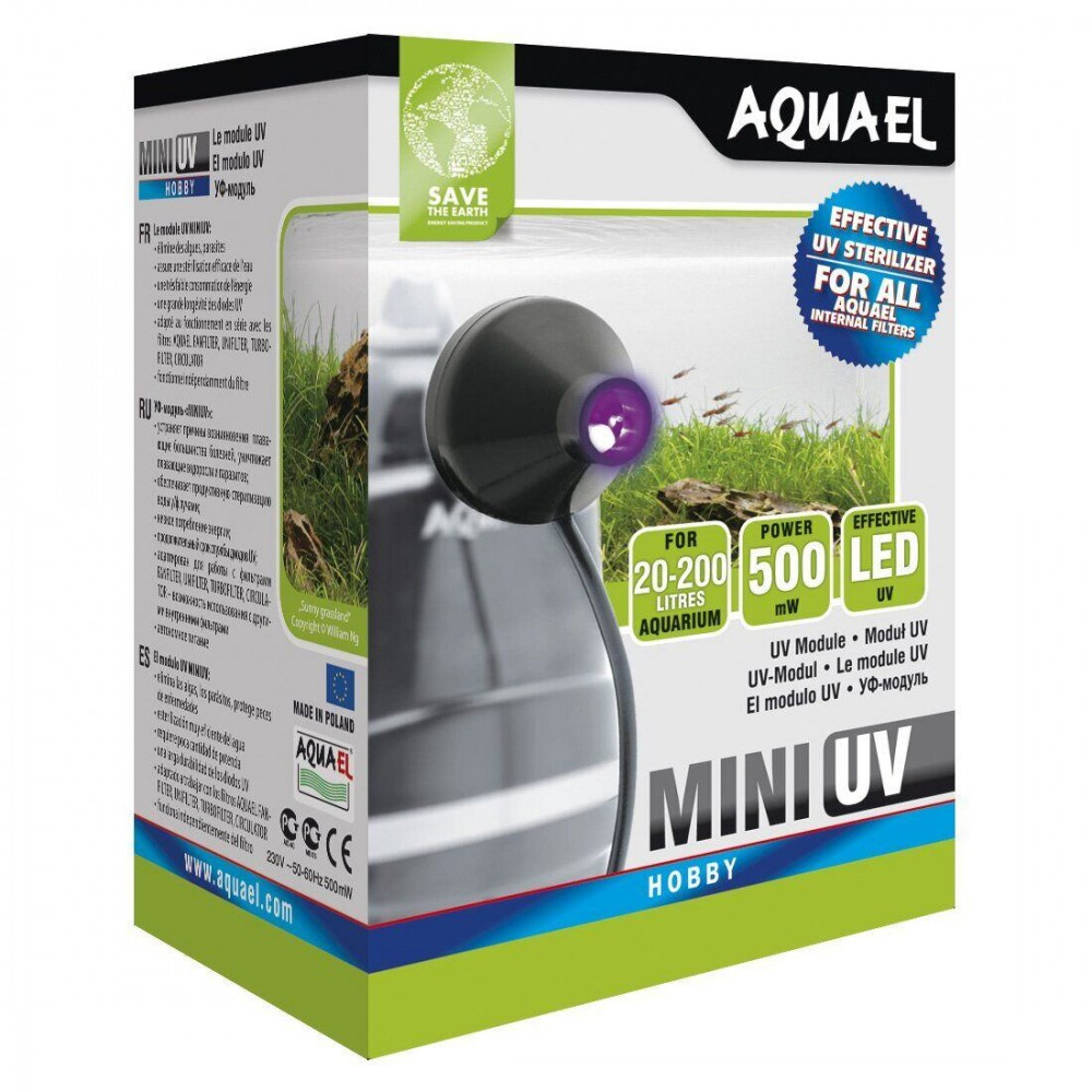 Стерилизатор воды Aquael для аквариума Mini UV для FAN/UNIFILTER/Turbo Filter/PAT-MINI - | Ну купи :) | - фото 2 - id-p1963681480