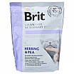 Сухий корм Brit GF VetDiet Cat Gastrointestinal для кішок, при порушеннях травлення, з оселедцем, лососем, яйцем та горохом, 400 г, фото 4