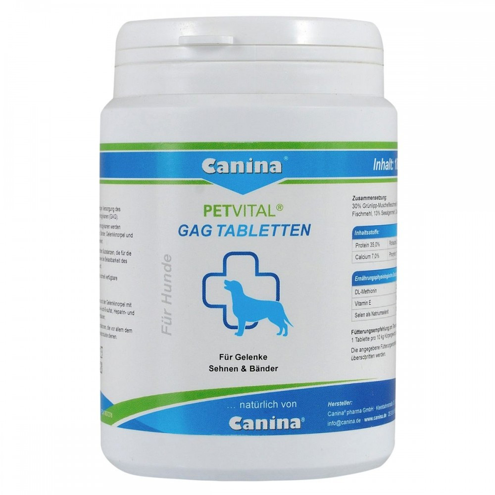 Купить Витамины Canina Petvital GAG для собак, глюкозамин с экстрактом ...