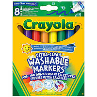 Набір фломастерів з широкою лінією 8 кольорів ultra-clean washable Crayola 58-8328G