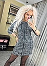Стильна модна жіноча сукня міні в клітинку "Ліззі", фото 5