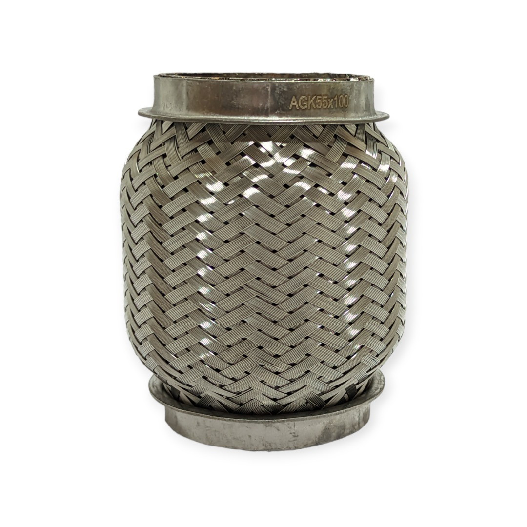 Гофра глушника 55х100 (3-шарова) Volkswagen (коротка) (interlock) 55100 AGK