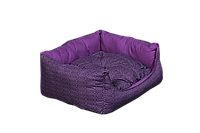 Лежак (лежанка) для котов и собак Мур-Мяу Маэстро Фиолетовый GS, код: 5866153