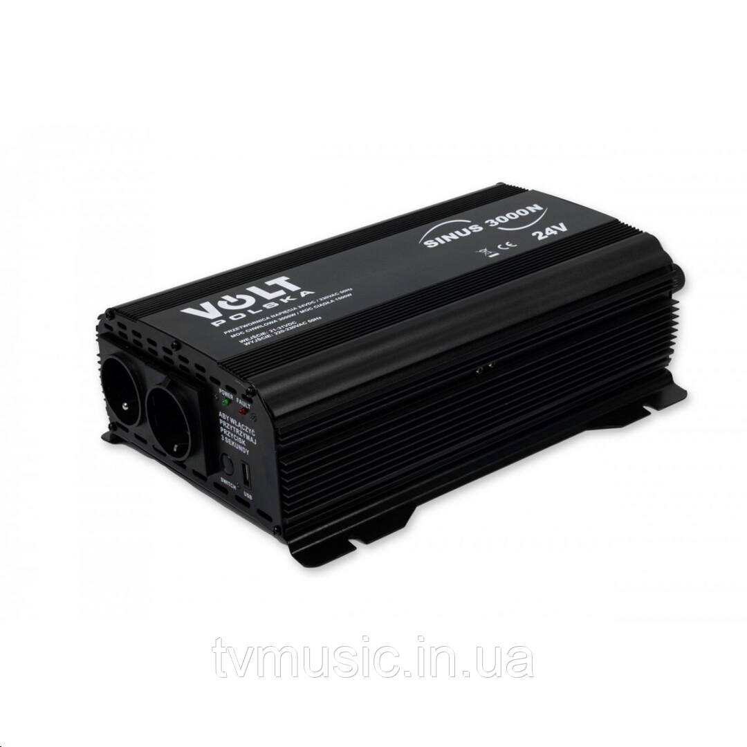 Перетворювач напруги Volt Polska SINUS 3000 N 24V/230V 1500/3000W