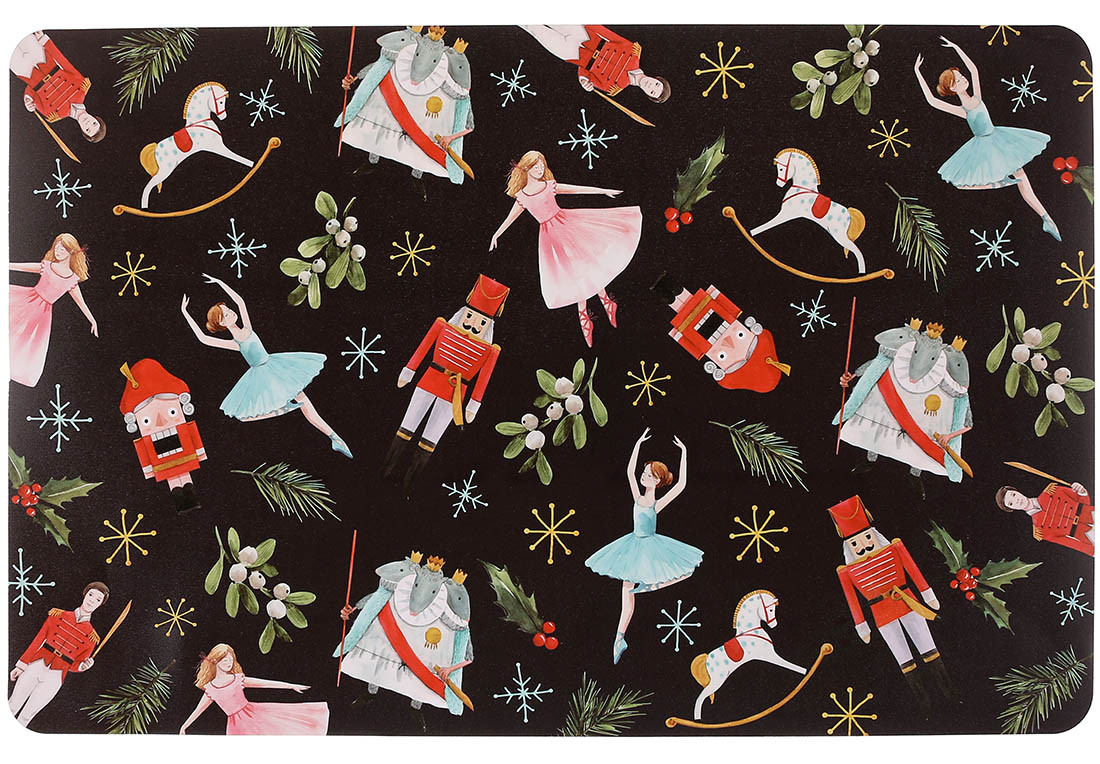Серветка сервірувальна (плейсмат) Happy holidays 43*28см 445-096 - 12 шт УПАКОВКА ТОВАР ВІД Оновлення!