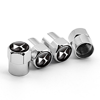 Металеві ковпачки на ніпель для DS Short Silver ДС (4 шт.)