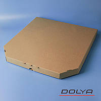 Коробка для пиццы 40 см БУРАЯ (h-3,5см)(100/ящ) (Артикул: 000004021)