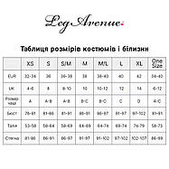 Комбінезон з екокожі Leg Avenue Wetlook Catsuit L, Black, блискавка спереду, з мокрим ефектом, фото 3