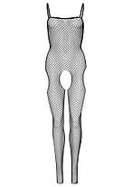 Бодістокінг Leg Avenue Suspender Bodystocking One size Black, велика сітка, доступ, фото 4