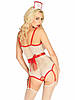 (SALE) Leg Avenue Roleplay TLC Nurse White O/S, фото 7