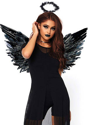 (SALE) Leg Avenue Angel Accessory Kit Black, фото 1
