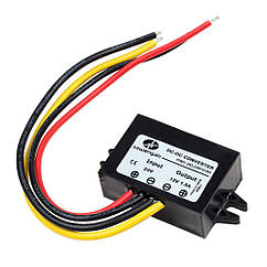 Перетворювач автоінвертор DC/DC 24V-12V 1.5A, IP67, 18W