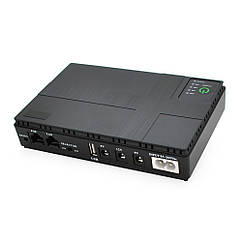 ДБЖ UPS-18W DC1018P для роутерів/комутаторів/PON/POE-430, 5/9/12V, 1A, 4*18650 (2600MAh), Black, BOX