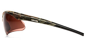 Окуляри захисні ProGuard Pmxtreme Camo (bronze) Anti-Fog, коричневі в камуфльованій оправі, фото 4