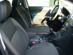 Авточохли з екошкіри Brothers Premium (5 місць, 2006-2012) для Kia Carens рр