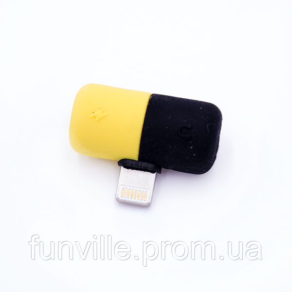 Переходник сплиттер разветвитель 2 в 1 2Life для iPhone X 8 7 для зарядки и наушников Bla FV, код: 1638386 - фото 1 - id-p1963901632