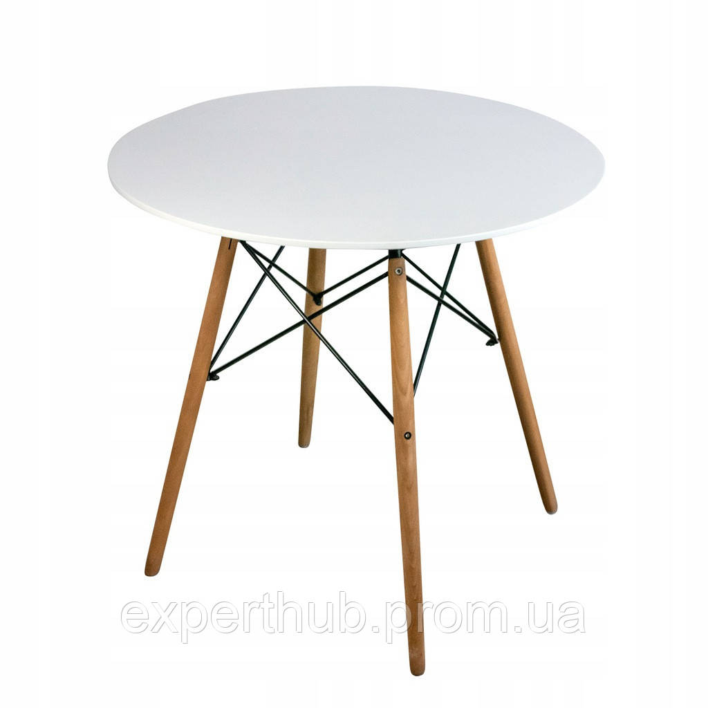 Стіл обідній JUMI Scandinavian Design White 80 см. EH, код: 6505238 - фото 1 - id-p1963880727