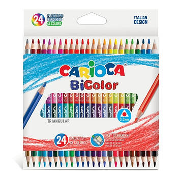 Набір кольорових олівців Bi-Color 43031 24 кольори