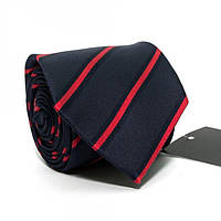 Краватка Чоловіча Синя В Червоні смужки Gin-2506 SX, код: 187867