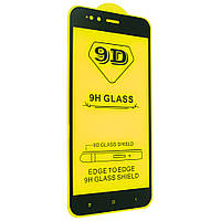 Защитное стекло 9D Glass 0.20 mm Full Glue для Xiaomi Mi A1 Mi 5X Black (00004167) GS, код: 1256867